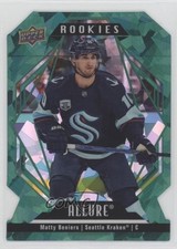 2022-23 Upper Deck Allure Rookies Green Rainbow Die-Cut 94/99 Matty Beniers 0i6