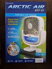 Artic Air Grip Go Fan Portable Air Cooler New In Box. Gifts Outdoor