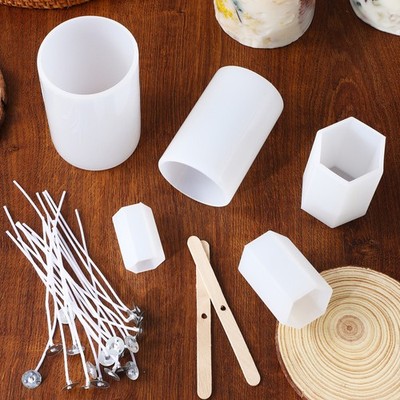 Silicone Candle Moulds Mold Stylish Candlestick Holders Making Supply Wax