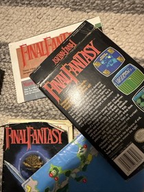 Final Fantasy (Nintendo NES 1990) Complete in Box w/ Maps & Manual CIB - TESTED!