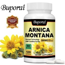 Arnica Montana 500mg -Anti-Inflammatory Support, Reliever for Swelling  Bruises