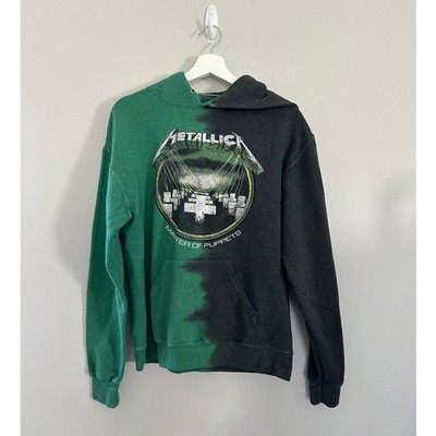 Metallica Master of Puppets Green and Gray Sweatshirt size Small