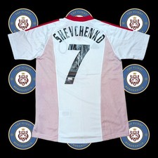 Andriy Shevchenko AC Milan 02/03 Signed Away Football Shirt With Beckett COA