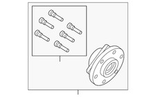 Genuine Nissan Hub Assembly 40202-EZ00A
