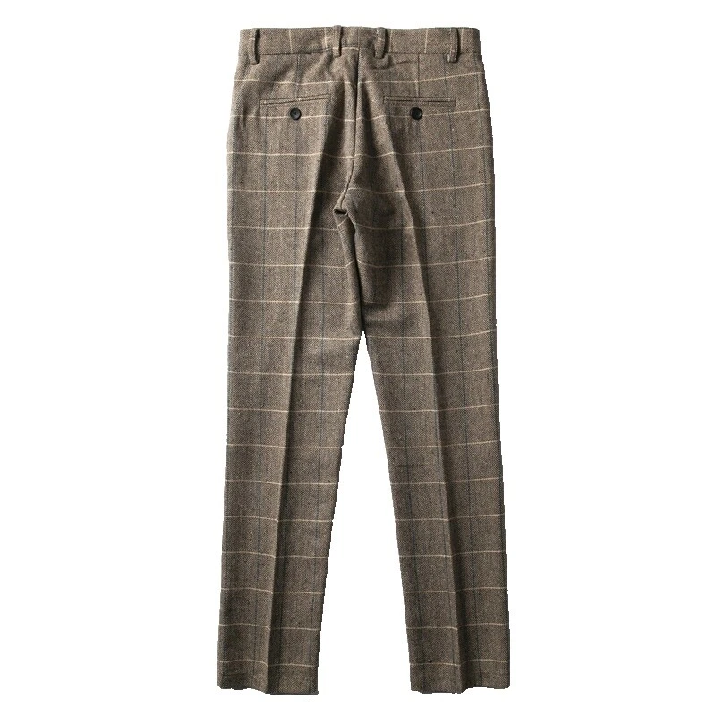 Pantalones recortados formales para hombre