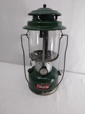 Coleman Model 220F Double Mantle Lantern 1964 No Mantles Repop Glass Parts Only
