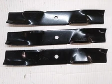 Qty-3 16-1/2" Hustler 796623 48" Deck Lawn Mower Blades Replaces Oregon 92-743  