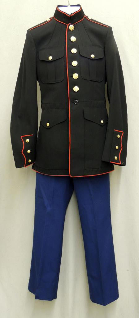 USMC MARINE CORPS DRESS BLUES JACKET BLOUSE UNIFORM with