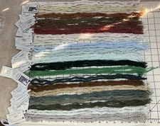 Sheep’s Silk & Wool Needlepoint Floss The Gatherer Hand Dyed lot of 22 pre-Cut