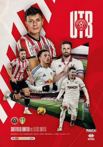 * 2024/25 - SHEFFIELD UNITED HOME PROGRAMMES - CHOOSE FROM LIST * - Afbeelding 10 van 26