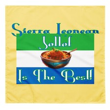 "Sierra Leonean Jollof" Bandana Sierra Leone African Cuisine Rice Africa Food