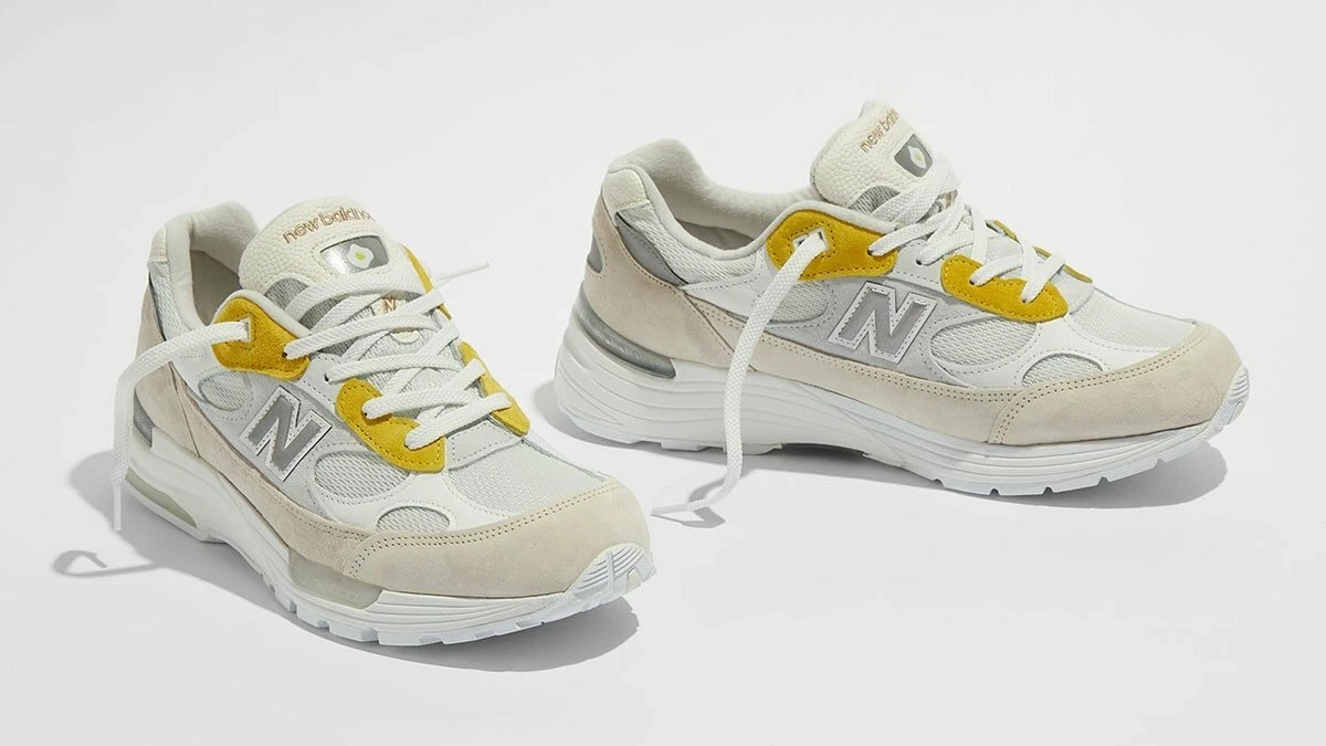 New Balance x Paperboy 992 Fried Egg M992PB1 Fashion Shoes