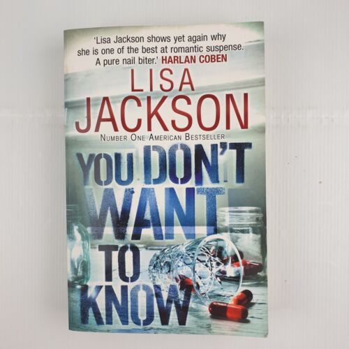 You Don't Want To Know by Lisa Jackson (PB, 2012), Mystery/Thriller FREE POSTAGE - Foto 1 di 7