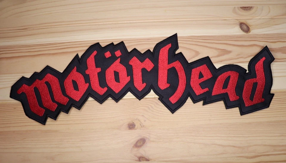 Motorhead Back Patch Large 16 inch Embroidered Metal back patch Red - Image 3 of 4