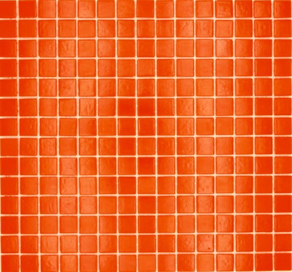 Mosaico de Cristal Azulejos Piscina Claro Rojo Papierverklebt 200-A95 10 Mates