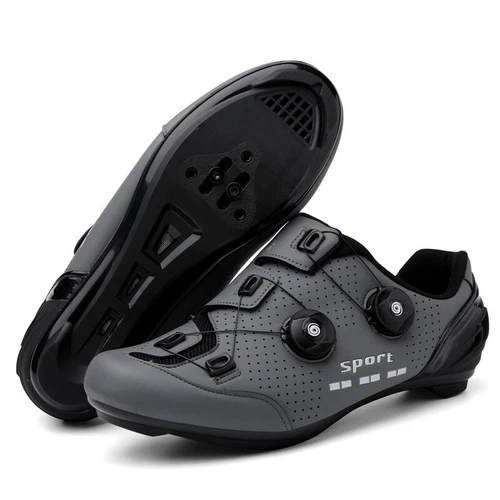 MTB Radfahren Schuhe Herren Rennrad Selbstsichernd SPD Cleats Fahrrad Turnschuhe - Bild 9 von 32