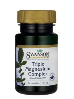 SWANSON TRIPLE MAGNESIUM KOMPLEX 400 MG 30 KAPSELN