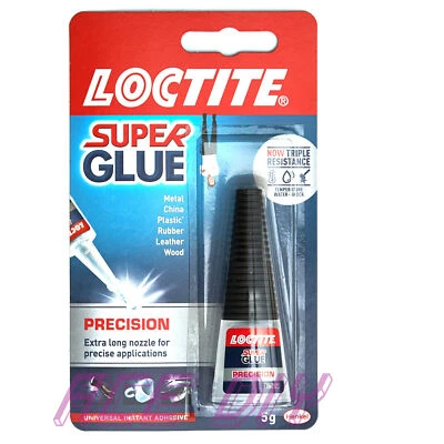Loctite Super Glue Precision Longneck Bottle Glue Strong Waterproof Bond - 5g