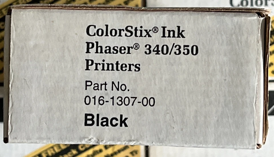 5 BOXES of NEW Tektronix 016-1307-01 Black Solid Ink Phaser 340 350 360 Genuine - Image 3 of 4