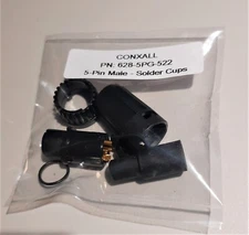 CONXALL  628-5PG-522 CONNECTORS 5-Pin Solder-Cup Pins