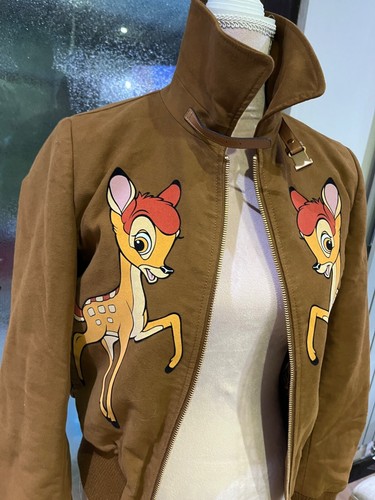 United Colours of Benetton Disney Collaboration Bambi Bomber Jacket Size 8 BN - Picture 2 of 24