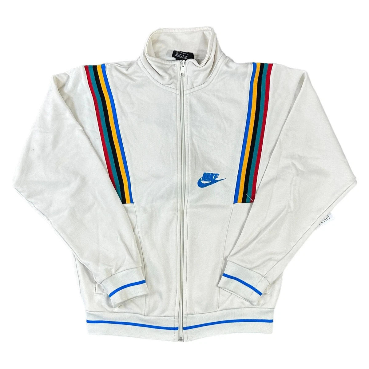 Nike Sportswear French Terry Track Jacket Re Issue White Mens XS