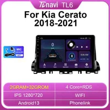 Android For KIA CERATO 2018-21 Car Stereo Radio Navigation GPS Multimedia Player