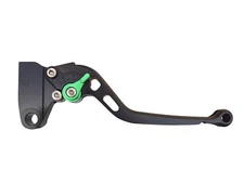 1x black long motorcycle brake lever green for Triumph 675 Street Triple R 09-13