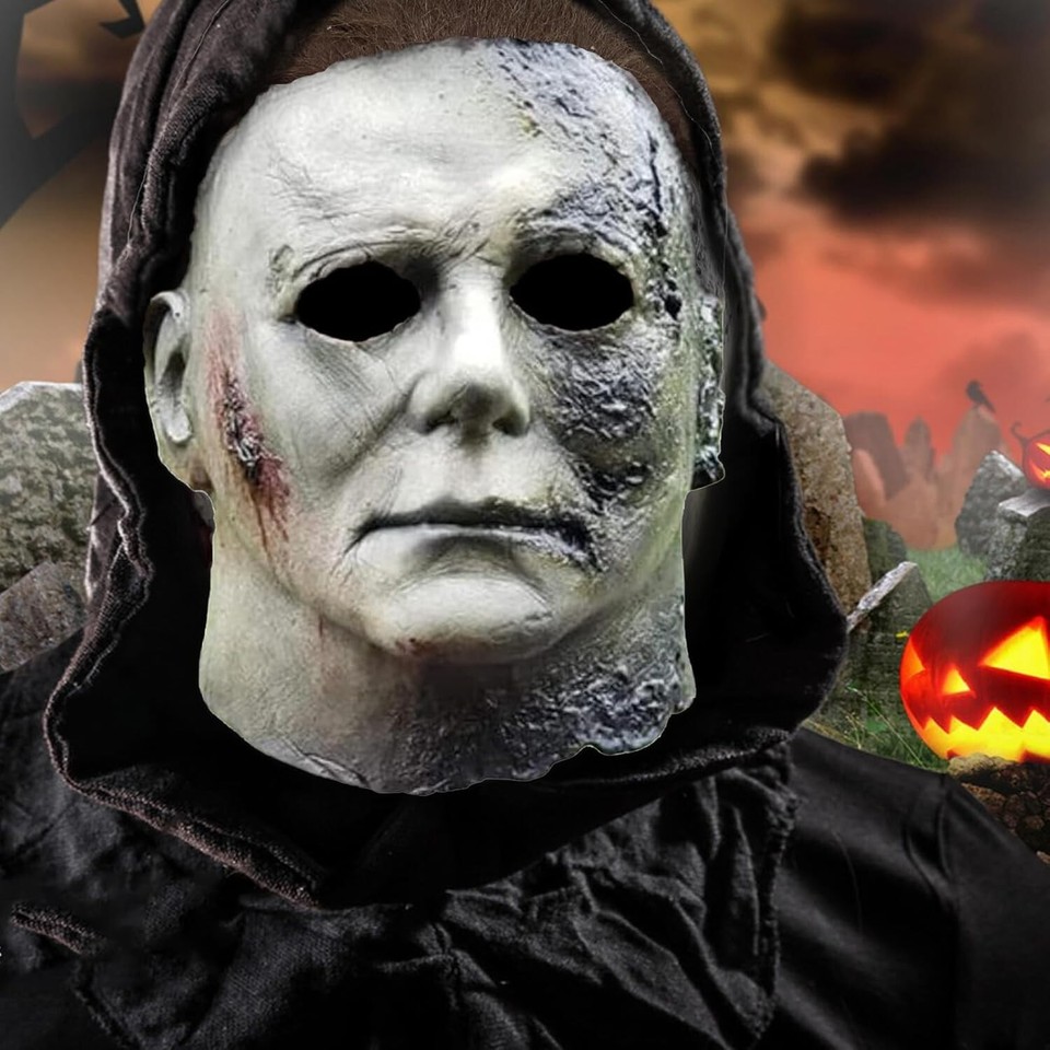 Michael Myers Mask Halloween Horror Masquerade Cosplay Horror Costume