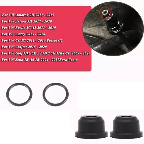 2tlg. Rohrleitung Kupplung Dichtungssatz Dichtung Für VW Audi Skoda 1K0798741 - Bild 12 von 12