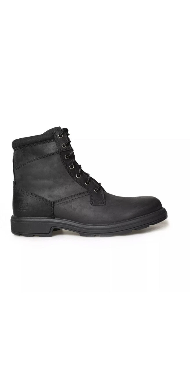 UGG BILTMORE BLACK WATERPROOF LEATHER WORKBOOT COMBAT BOOTS SHOES SIZE US 11.5