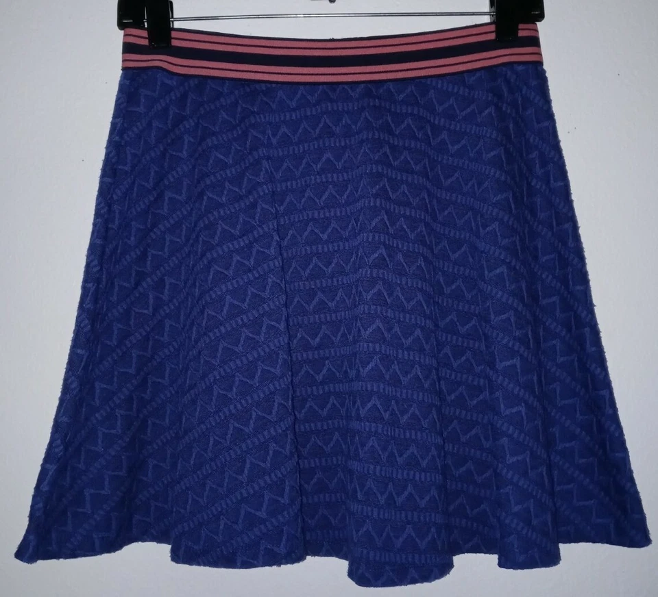 Vera Wang принцесса Skater короткий стиль темно-синий эластичный широкий пояс юбка M - Изображение 2 из 4