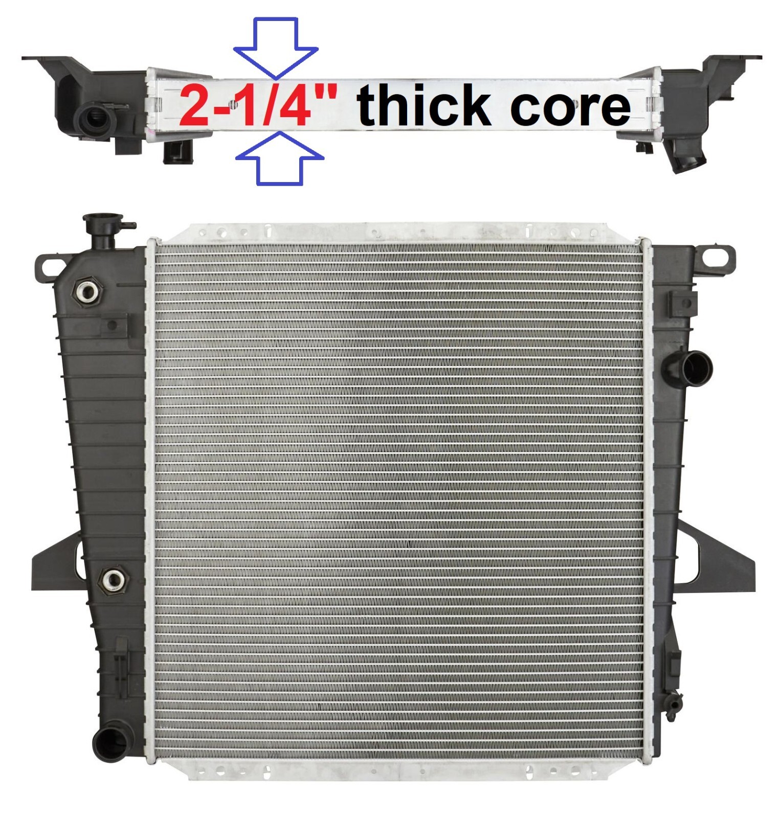 2ROWS HD RADIATOR 1728 Fits 1995-1997 FORD EXPLORER 4.0L V6 ONLY | eBay