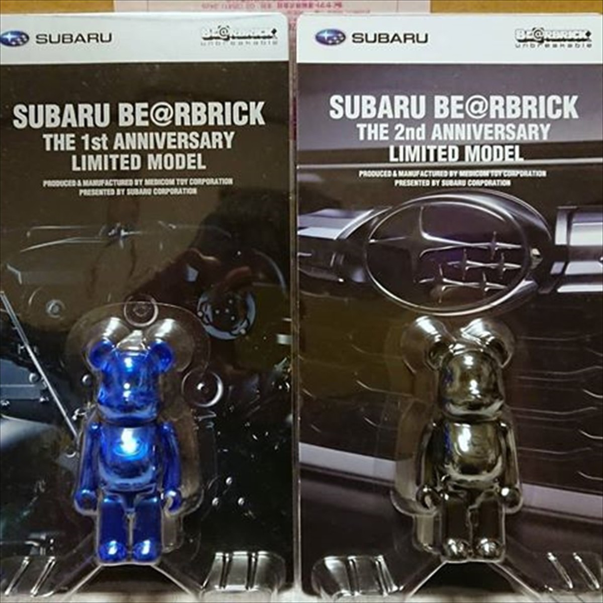 ベアブリック SUBARU 400% SUBARU BE@RBRICK THE 1st MODEL 400％」発売。社名変更から4年
