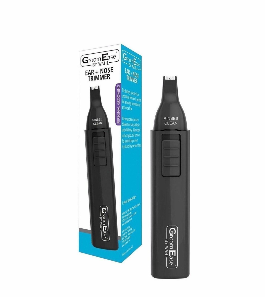 Wahl 5560-3417 Ear Nose Trimmer GroomEase Precision Hair Remover