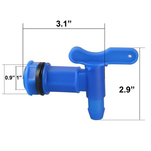 Universal Replacement Water Butt Tap Barrel Plastic Adaptor Beer Home Rain Brews - Picture 7 of 12