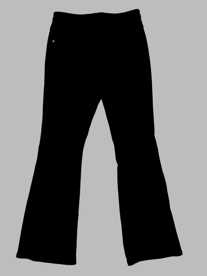 Anthropologie Pilcro Women’s Black Sz 31 The Icon Flare Boho Hippie Rocker - Image 4 of 4