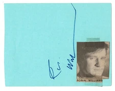 Robin Williams signed autographed album page! AMCo! 14054