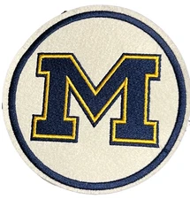 Embroidered/Tackle Twill Iron-on Patch - Michigan Wolverines