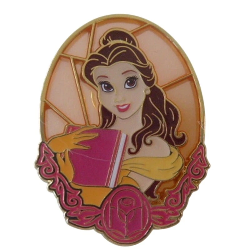 Disney Trading Pin Princess Stained Glass Portrait - Belle