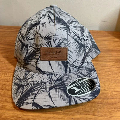 TRAVIS MATHEW 110 Flexfit SnapBack Hat Cap Blue White Golf Sports Finest Quality