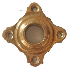 Rosace De Porte Ancienne Antik Gründerzeit En Laiton Original 53mm 15