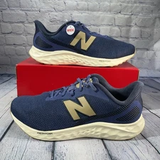 New Balance FreshFoam Arishi v4 Running Shoes Blue Beige MARISRD4 Mens 11.5 4E