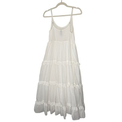 knee length dresses for ladies Rent Anthropologie Lace Twofer Strapless Maxi Dress
