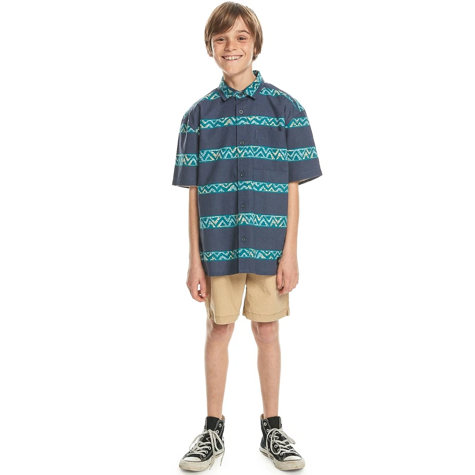 Camisa informal Quiksilver Kids Dalnavert manga corta bolsillo en el pecho Foto 4 de 4