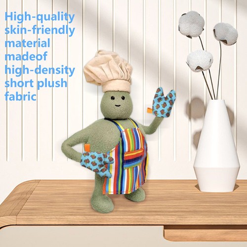28cm Cosplay The Tiny Chef Show Plush Soft Stuffed Doll Kids Birthday Xmas Gifts - Picture 5 of 6