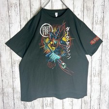 Yu Gi Oh Anime T-shirt Vintage XL Rare Print Black 90s