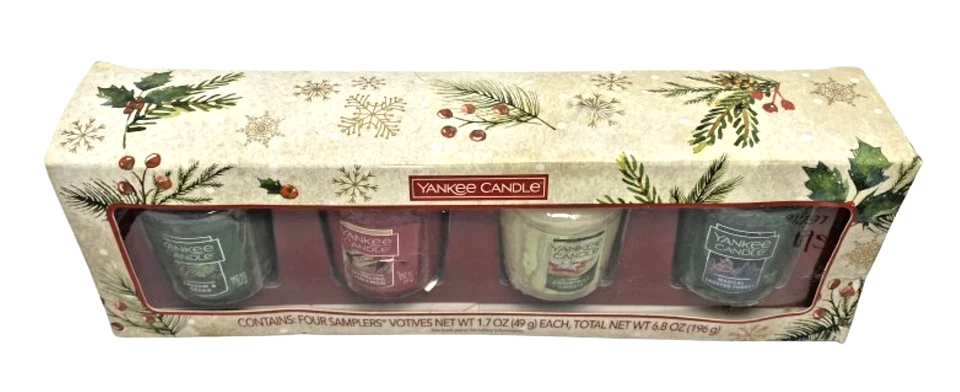Yankee Candle 4 Votive Candle Boxed Gift Set - FREE SHIPPING - Image 2 of 4