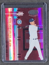 2005 Leaf Certified Mike Morse /100 Mirror RED #228 New Generation Mariners RC