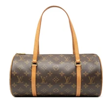 Louis Vuitton Monogram Papillon 30 Handbag M51385 Brown Leather Wo... GZl1du83